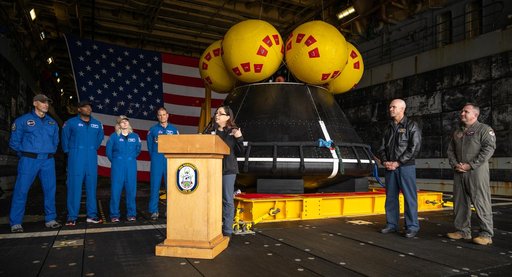 NASA Artemis Underway Recovery Test 12