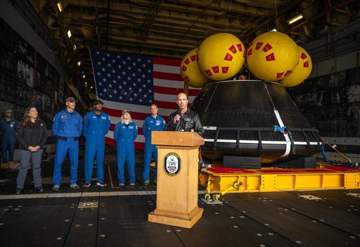 NASA Artemis Underway Recovery Test 12