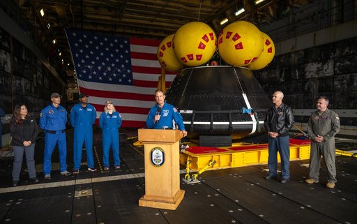 NASA Artemis Underway Recovery Test 12