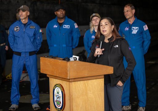 NASA Artemis Underway Recovery Test 12