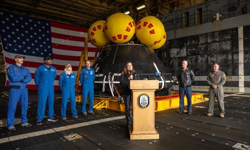 NASA Artemis Underway Recovery Test 12