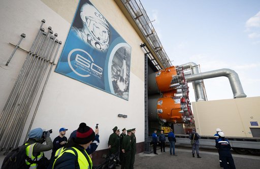Expedition 73 Soyuz Rollout