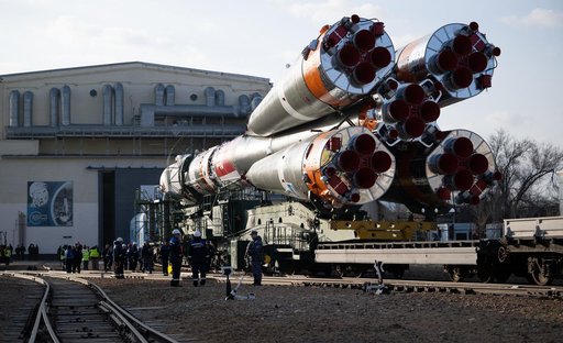 Expedition 73 Soyuz Rollout