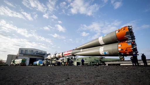 Expedition 73 Soyuz Rollout