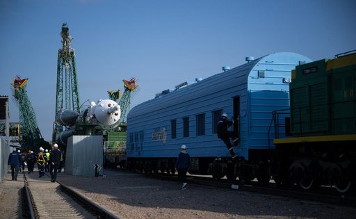 Expedition 73 Soyuz Rollout