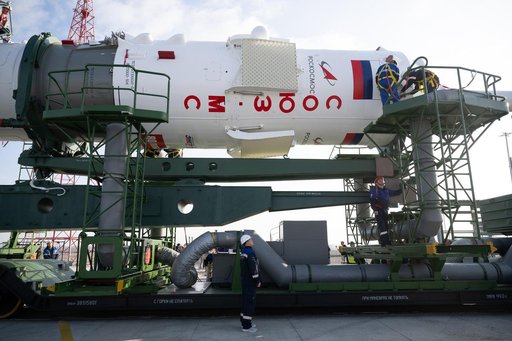 Expedition 73 Soyuz Rollout