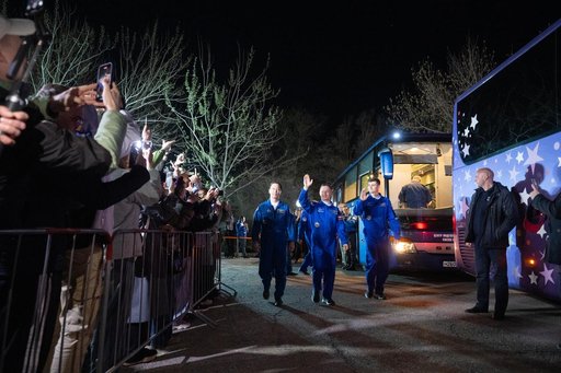 Expedition 73 Cosmonaut Hotel Departure