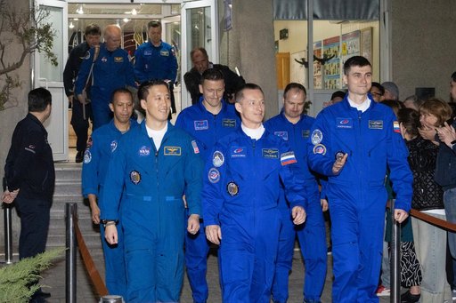 Expedition 73 Cosmonaut Hotel Departure