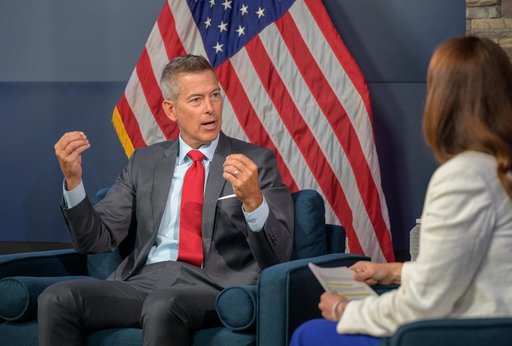 Acting Administrator Sean Duffy meets with Casey Swails