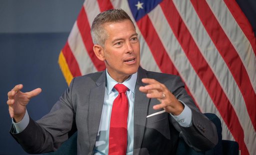 Acting Administrator Sean Duffy meets with Casey Swails