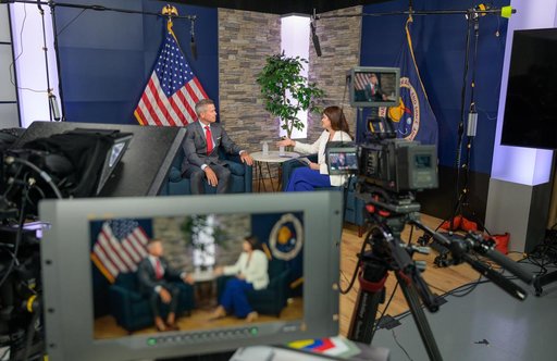 Acting Administrator Sean Duffy meets with Casey Swails