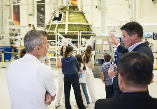 Acting Administrator Sean Duffy Tours Orion Facility