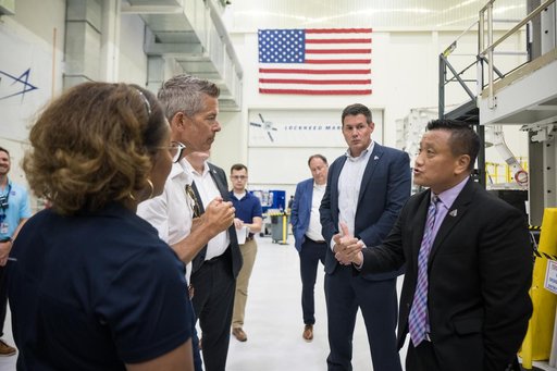 Acting Administrator Sean Duffy Tours Orion Facility