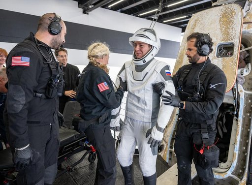 NASA’s SpaceX Crew-10 Splashdown
