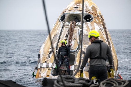 NASA’s SpaceX Crew-10 Splashdown