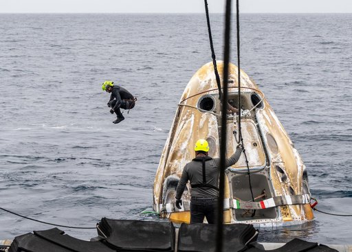NASA’s SpaceX Crew-10 Splashdown