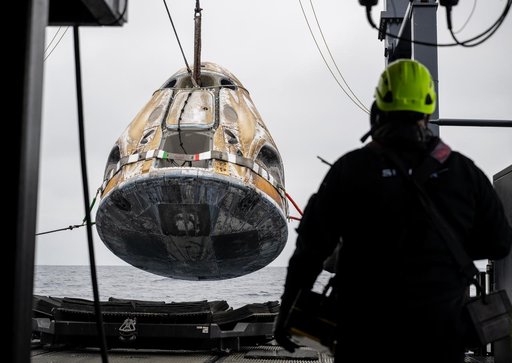 NASA’s SpaceX Crew-10 Splashdown