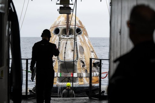 NASA’s SpaceX Crew-10 Splashdown