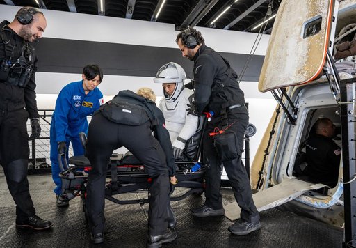 NASA’s SpaceX Crew-10 Splashdown