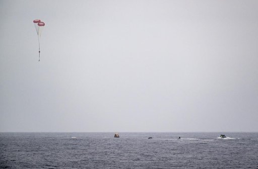 NASA’s SpaceX Crew-10 Splashdown