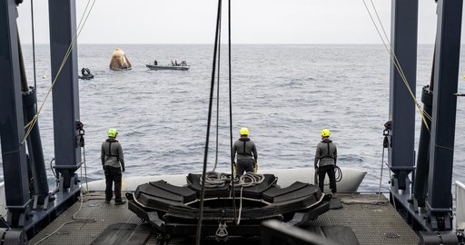 NASA’s SpaceX Crew-10 Splashdown