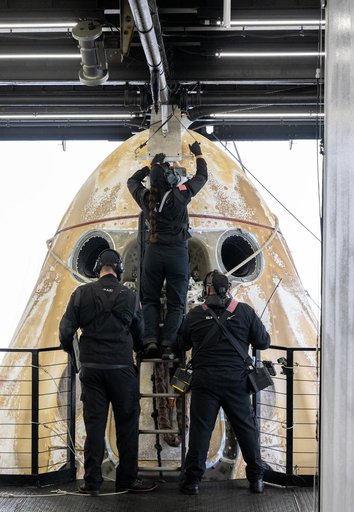 NASA’s SpaceX Crew-10 Splashdown