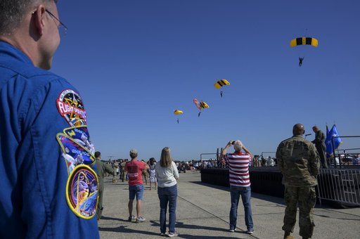 Astronaut Nick Hague Attends Joint Base Andrews Air Show