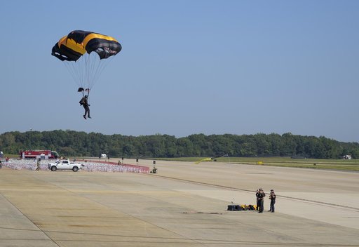Astronaut Nick Hague Attends Joint Base Andrews Air Show