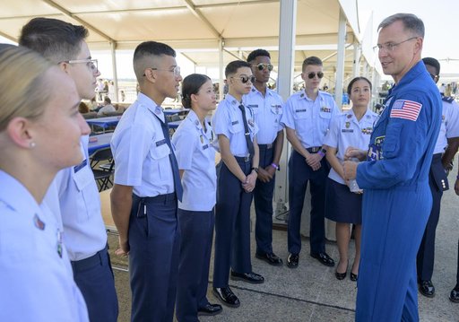 Astronaut Nick Hague Attends Joint Base Andrews Air Show