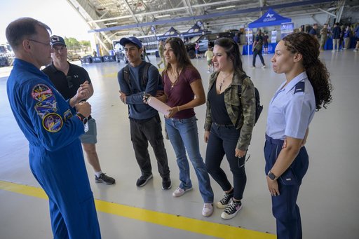 Astronaut Nick Hague Attends Joint Base Andrews Air Show