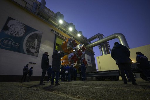 Expedition 74 Soyuz Rollout
