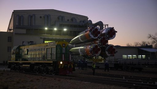 Expedition 74 Soyuz Rollout