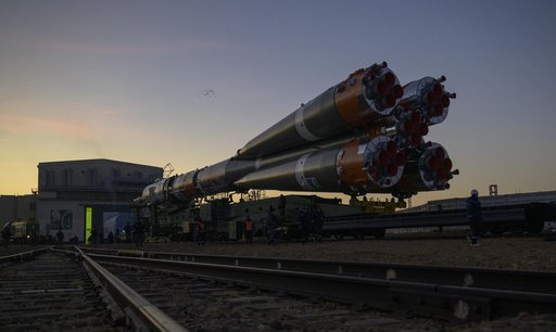 Expedition 74 Soyuz Rollout