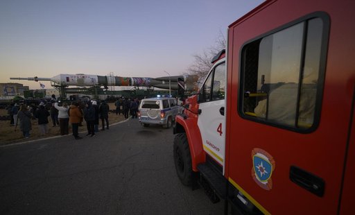 Expedition 74 Soyuz Rollout