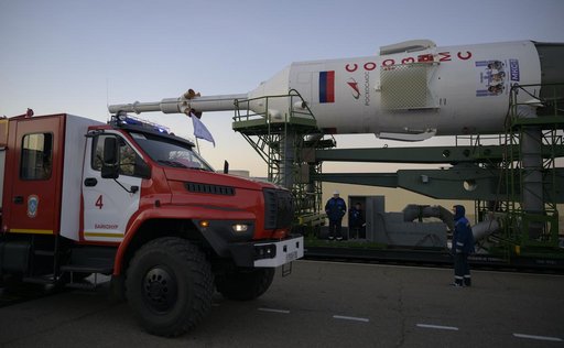 Expedition 74 Soyuz Rollout