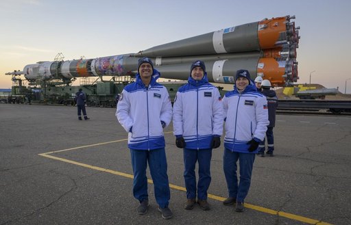 Expedition 74 Soyuz Rollout