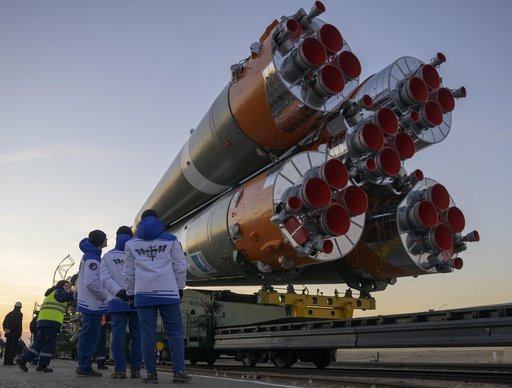 Expedition 74 Soyuz Rollout