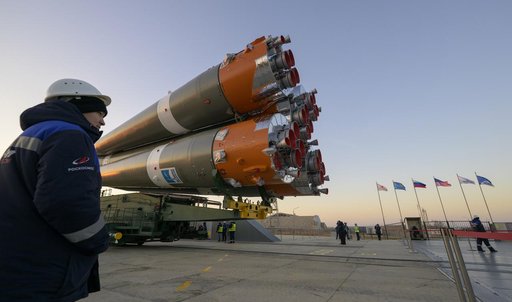 Expedition 74 Soyuz Rollout