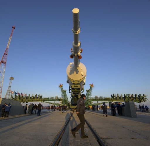 Expedition 74 Soyuz Rollout