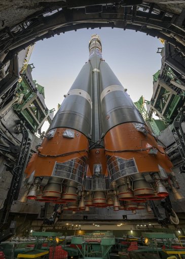 Expedition 74 Soyuz Rollout