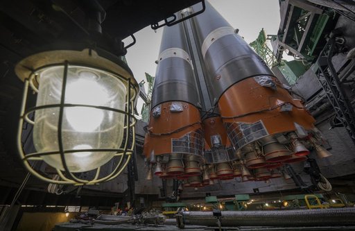 Expedition 74 Soyuz Rollout