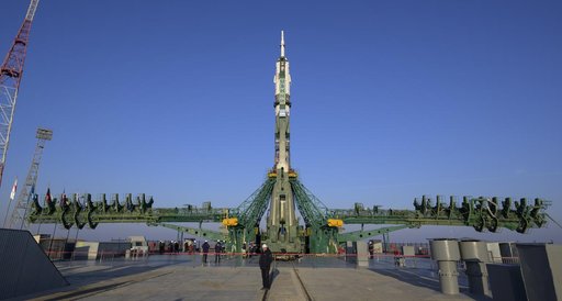 Expedition 74 Soyuz Rollout