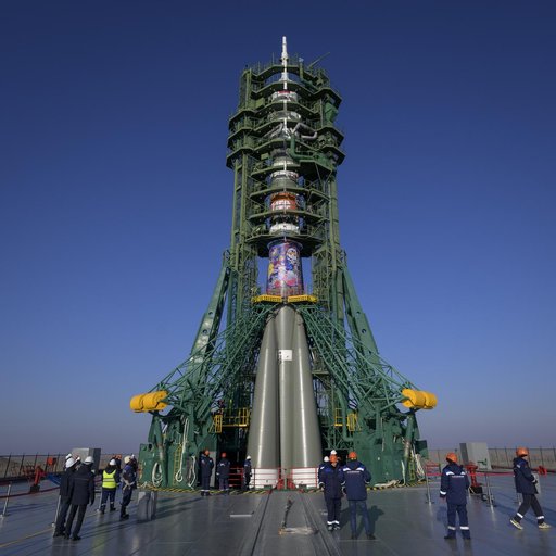 Expedition 74 Soyuz Rollout