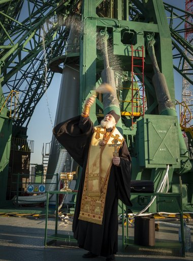 Expedition 74 Soyuz Blessing