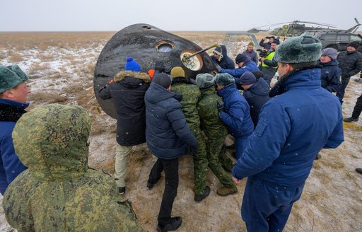 Expedition 73 Soyuz Landing