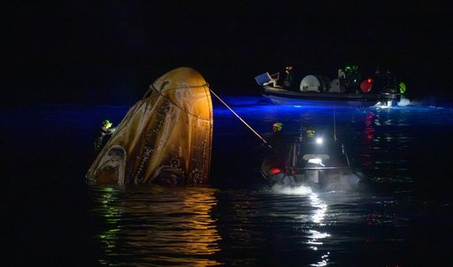 NASA’s SpaceX Crew-11 Splashdown