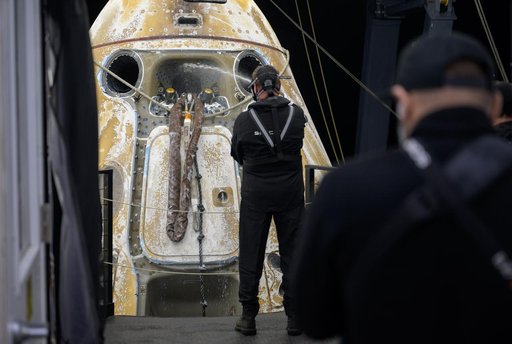 NASA’s SpaceX Crew-11 Splashdown