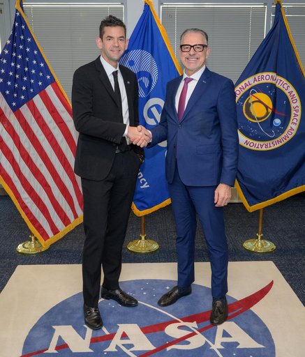 NASA Admin Isaacman Meets with ESA Director General Aschbacher