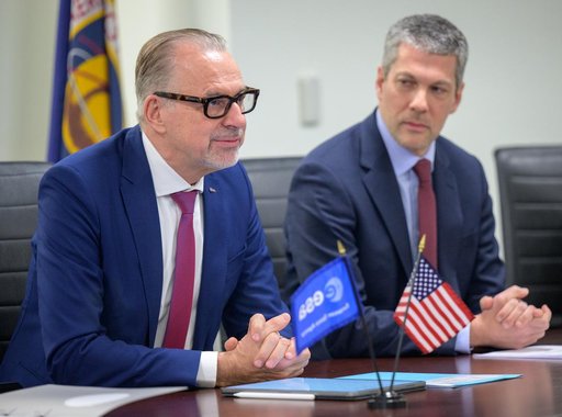 NASA Admin Isaacman Meets with ESA Director General Aschbacher