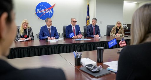 NASA Admin Isaacman Meets with ESA Director General Aschbacher